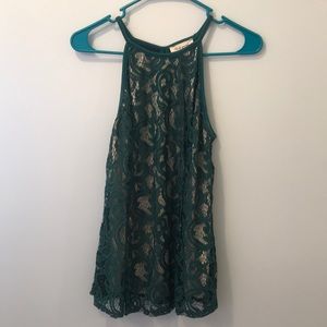 Lace tank top